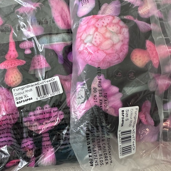 Blackmilk Fun Girl Black Evil Tee Dress - Picture 2 of 6